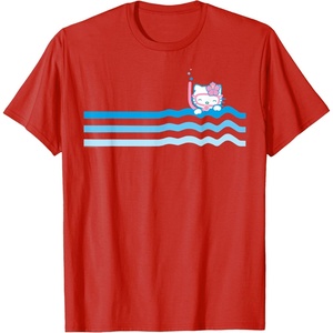 image:imageHello Kitty Wave Ocean Beach Scuba Snorkel TShirtRed