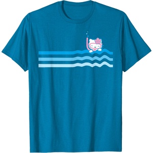 image:imageHello Kitty Wave Ocean Beach Scuba Snorkel TShirtSapphire Blue