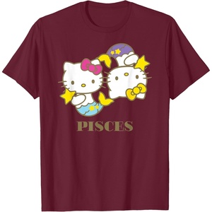 image:imageHello Kitty Zodiac Pisces TShirtBurgundy