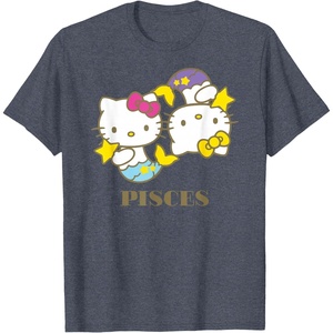 image:imageHello Kitty Zodiac Pisces TShirtHeather Blue