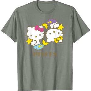 image:imageHello Kitty Zodiac Pisces TShirtOlive Heather