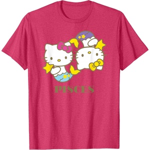 image:imageHello Kitty Zodiac Pisces TShirtRed Heather