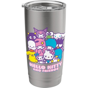 image:imageHello Kitty amp Friends Chibi Stainless Steel Insulated TumblerBrushed Steel