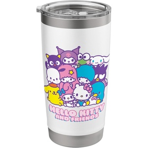 image:imageHello Kitty amp Friends Chibi Stainless Steel Insulated TumblerWhite