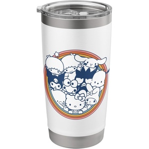image:imageHello Kitty amp Friends Circle Stainless Steel Insulated TumblerWhite