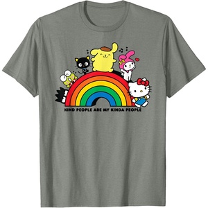 image:imageHello Kitty and Friends Kind People TShirtOlive Heather