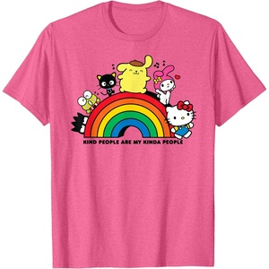 image:imageHello Kitty and Friends Kind People TShirtPink Heather