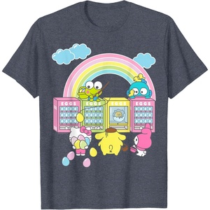 image:imageHello Sanrio Spring Easter Friends Tee Shirt TShirtHeather Blue