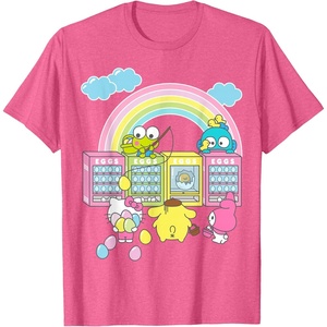 image:imageHello Sanrio Spring Easter Friends Tee Shirt TShirtPink Heather