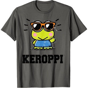 image:imageKeroppi Summer Sunglasses Cute Kawaii Frog TShirtAsphalt Grey