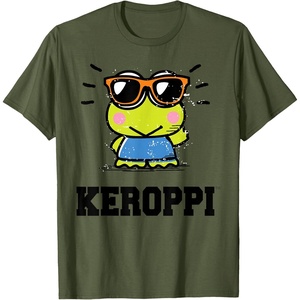 image:imageKeroppi Summer Sunglasses Cute Kawaii Frog TShirtOlive Green