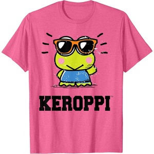 image:imageKeroppi Summer Sunglasses Cute Kawaii Frog TShirtPink Heather