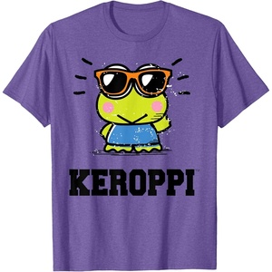 image:imageKeroppi Summer Sunglasses Cute Kawaii Frog TShirtPurple Heather
