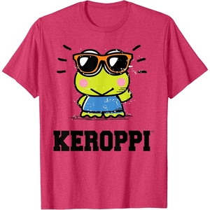 image:imageKeroppi Summer Sunglasses Cute Kawaii Frog TShirtRed Heather