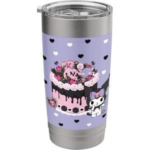 image:imageKuromi Cake Stainless Steel Insulated TumblerBrushed Steel
