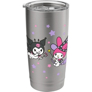 image:imageKuromi amp My Melody Halloween Witches Stainless Steel Insulated TumblerBrushed Steel