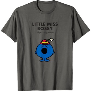 image:imageMr Men Little Miss Bossy TShirtAsphalt Grey