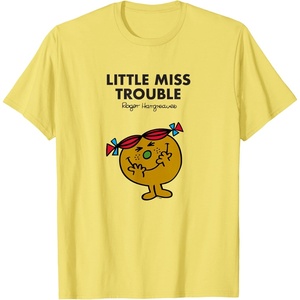 image:imageMr Men Little Miss Trouble TShirtLemon Yellow