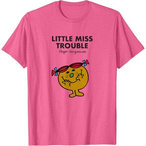 image:imageMr Men Little Miss Trouble TShirtPink Heather