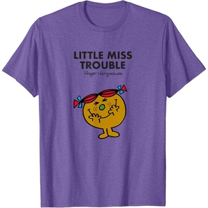 image:imageMr Men Little Miss Trouble TShirtPurple Heather
