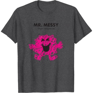 image:imageMr Men Mr Messy TShirtDark Heather Grey