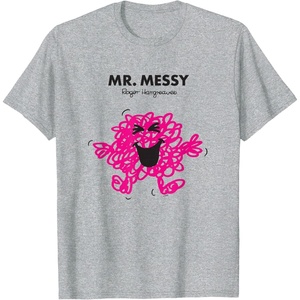 image:imageMr Men Mr Messy TShirtHeather Grey