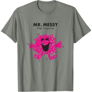image:imageMr Men Mr Messy TShirtOlive Heather