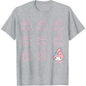image:imageMy Melody Real TShirtHeather Grey