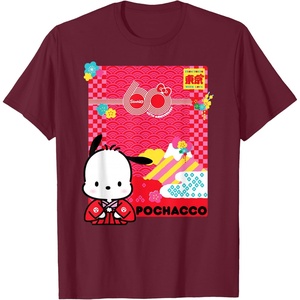 image:imagePochacco Sanrio 60th TShirtBurgundy
