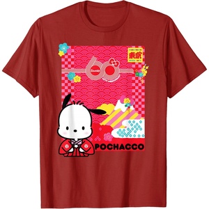 image:imagePochacco Sanrio 60th TShirtCranberry Red