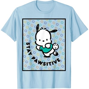 image:imagePochacco Stay Pawsitive Positive Good Energy Fun Vibes TShirtBaby Blue