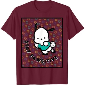 image:imagePochacco Stay Pawsitive Positive Good Energy Fun Vibes TShirtBurgundy