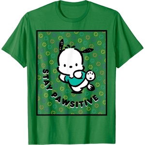 image:imagePochacco Stay Pawsitive Positive Good Energy Fun Vibes TShirtKelly Green