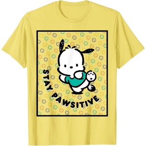 image:imagePochacco Stay Pawsitive Positive Good Energy Fun Vibes TShirtLemon Yellow