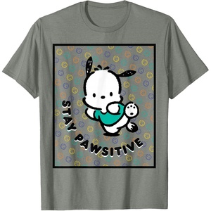 image:imagePochacco Stay Pawsitive Positive Good Energy Fun Vibes TShirtOlive Heather