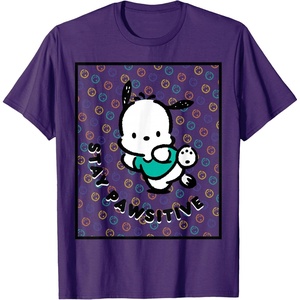 image:imagePochacco Stay Pawsitive Positive Good Energy Fun Vibes TShirtPurple