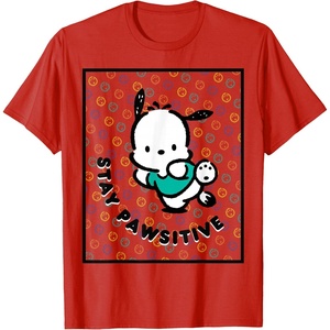 image:imagePochacco Stay Pawsitive Positive Good Energy Fun Vibes TShirtRed