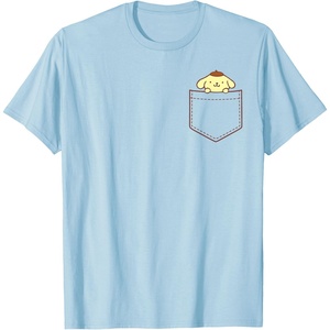 image:imagePompompurin Chest Pocket TShirtBaby Blue