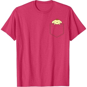 image:imagePompompurin Chest Pocket TShirtRed Heather