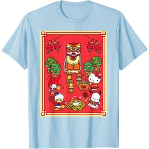 image:imageSANRIO Hello Kitty and Friends Happy Lunar New Year TShirtBaby Blue