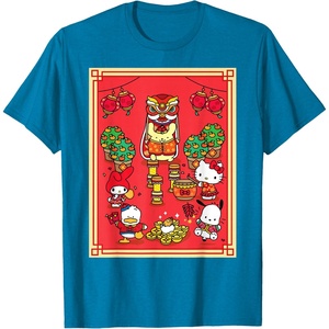 image:imageSANRIO Hello Kitty and Friends Happy Lunar New Year TShirtSapphire Blue