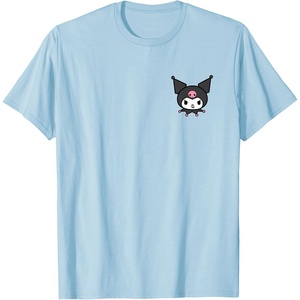 image:imageSanrio Kuromi Front and Back Logo Tee Shirt TShirtBaby Blue