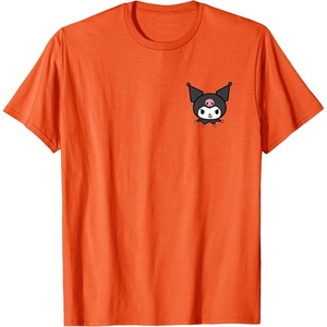 image:imageSanrio Kuromi Front and Back Logo Tee Shirt TShirtOrange