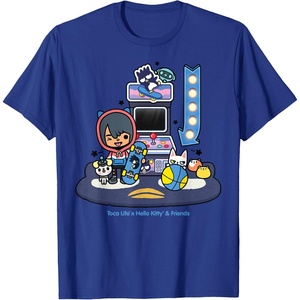image:imageToca Life x Hello Kitty amp Friends Arcade TShirtRoyal Blue