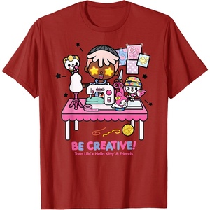 image:imageToca Life x Hello Kitty amp Friends BE Creative TShirtCranberry Red