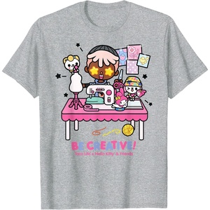 image:imageToca Life x Hello Kitty amp Friends BE Creative TShirtHeather Grey