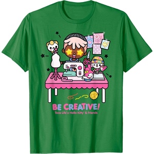 image:imageToca Life x Hello Kitty amp Friends BE Creative TShirtKelly Green