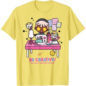 image:imageToca Life x Hello Kitty amp Friends BE Creative TShirtLemon Yellow