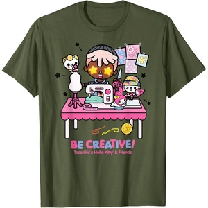 image:imageToca Life x Hello Kitty amp Friends BE Creative TShirtOlive Green