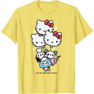 image:imageToca Life x Hello Kitty amp Friends Balloons TShirtLemon Yellow